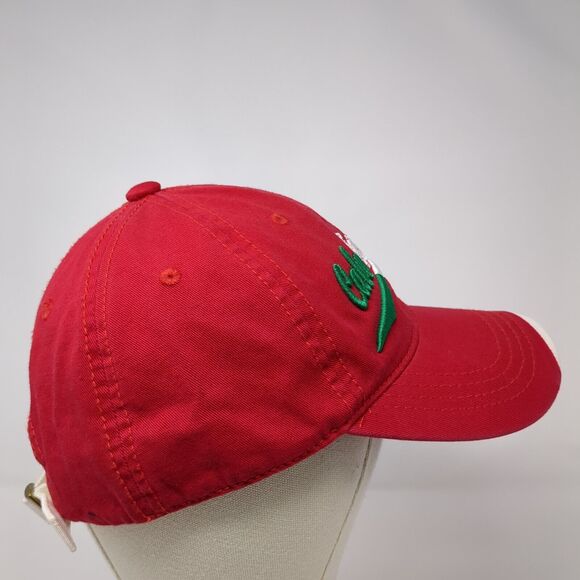 Cabo San Lucas Slideback Hat Red One Size Adjustable Embroidered Explosion Caps - Picture 6 of 10